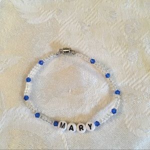 MARY 7” personalized bracelet-NEW